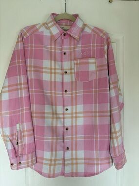 Women’s Aristocat Marie Pink Plaid Button-Up Shirt - Classic Casual